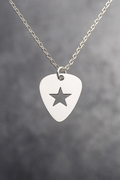 Guitar Pick Star Necklace