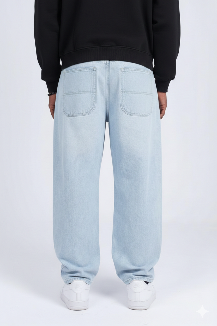 Acid Light Blue Jeans