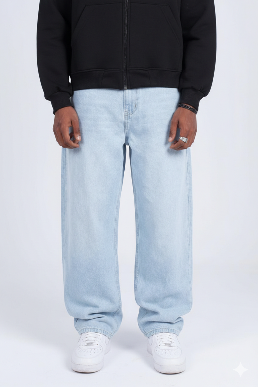 Acid Light Blue Jeans