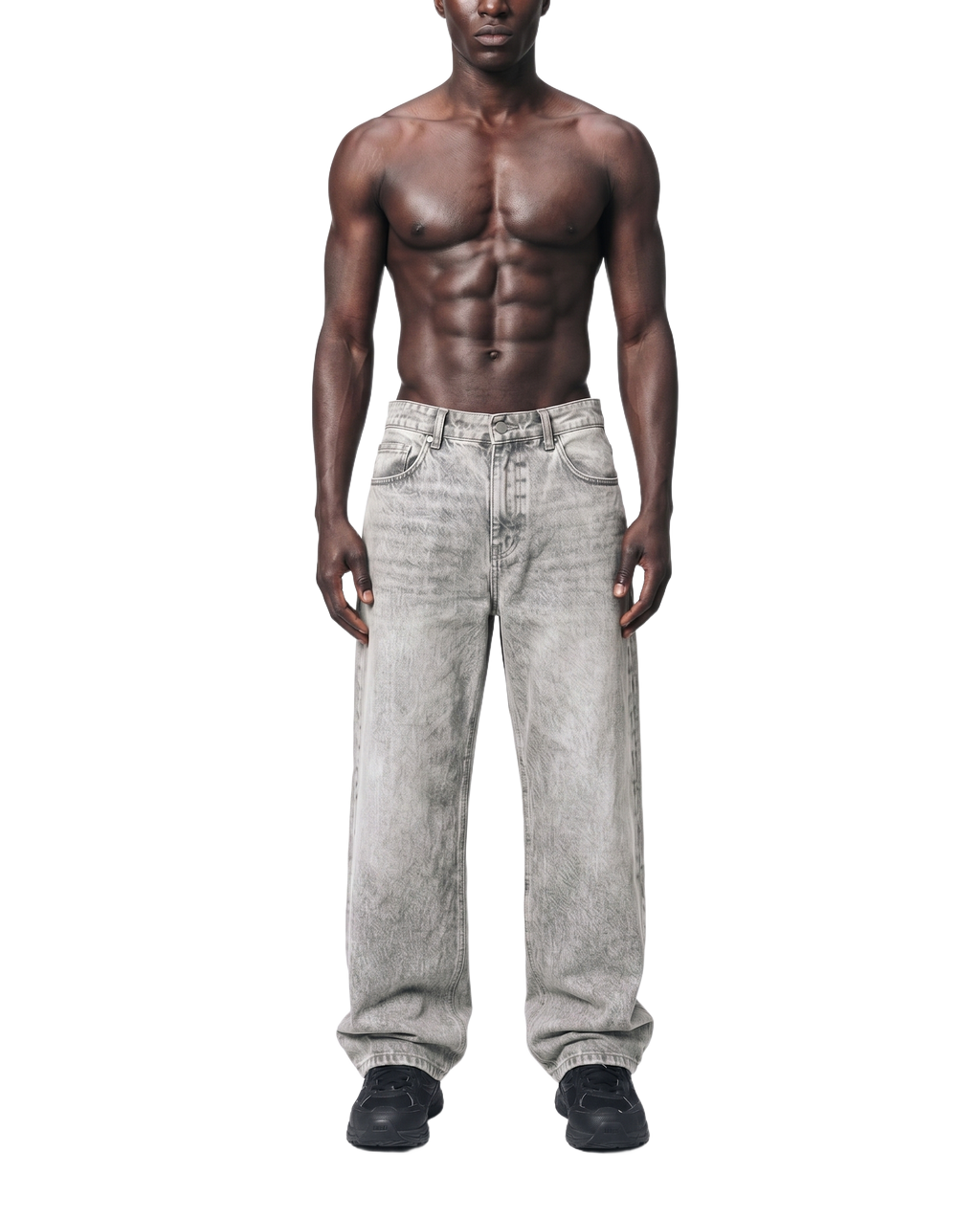 Ash Grey Skater Denim
