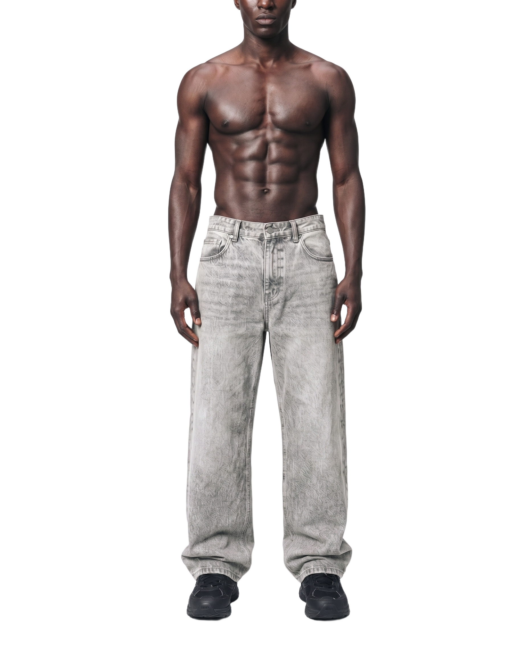 Ash Grey Skater Denim
