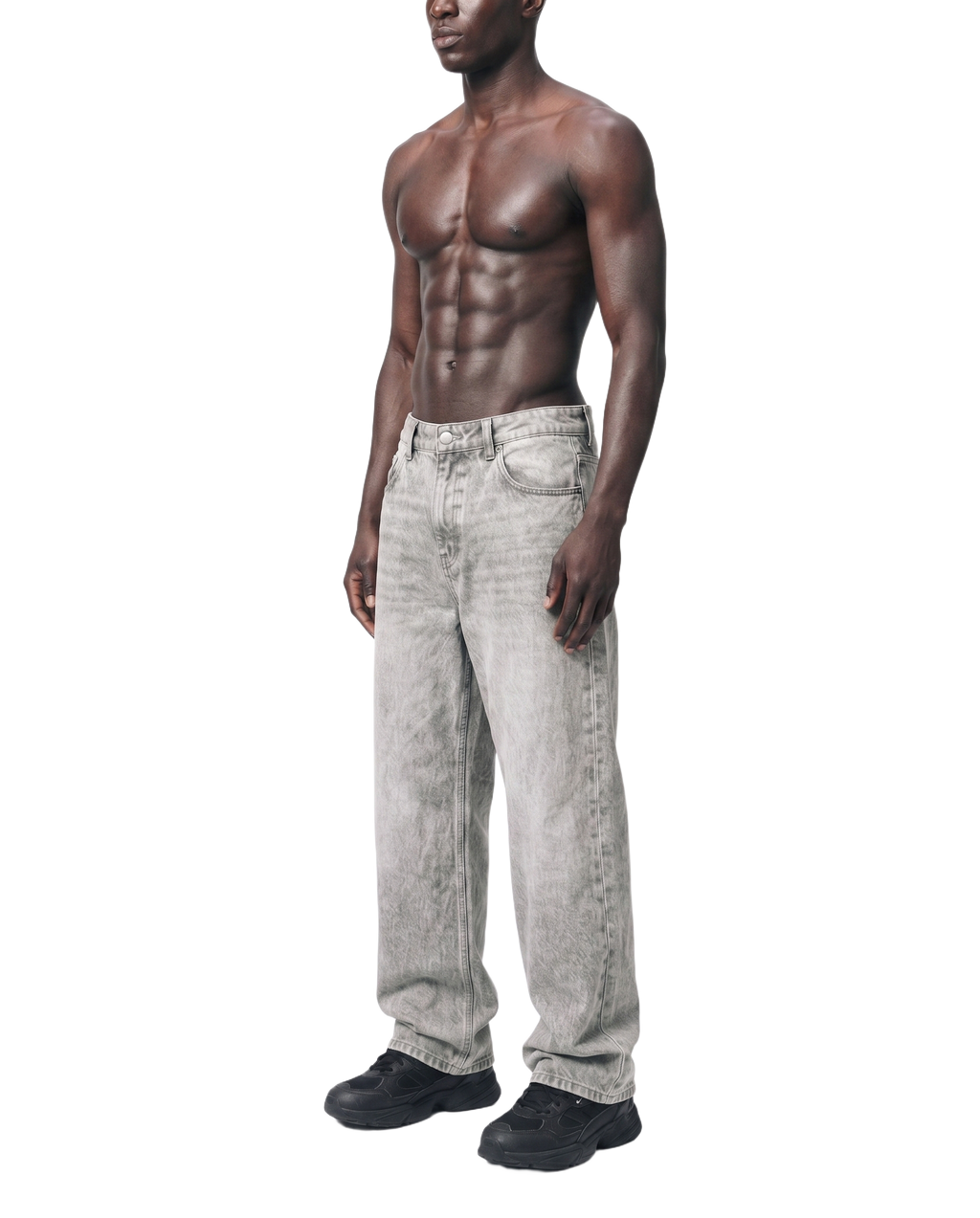Ash Grey Skater Denim
