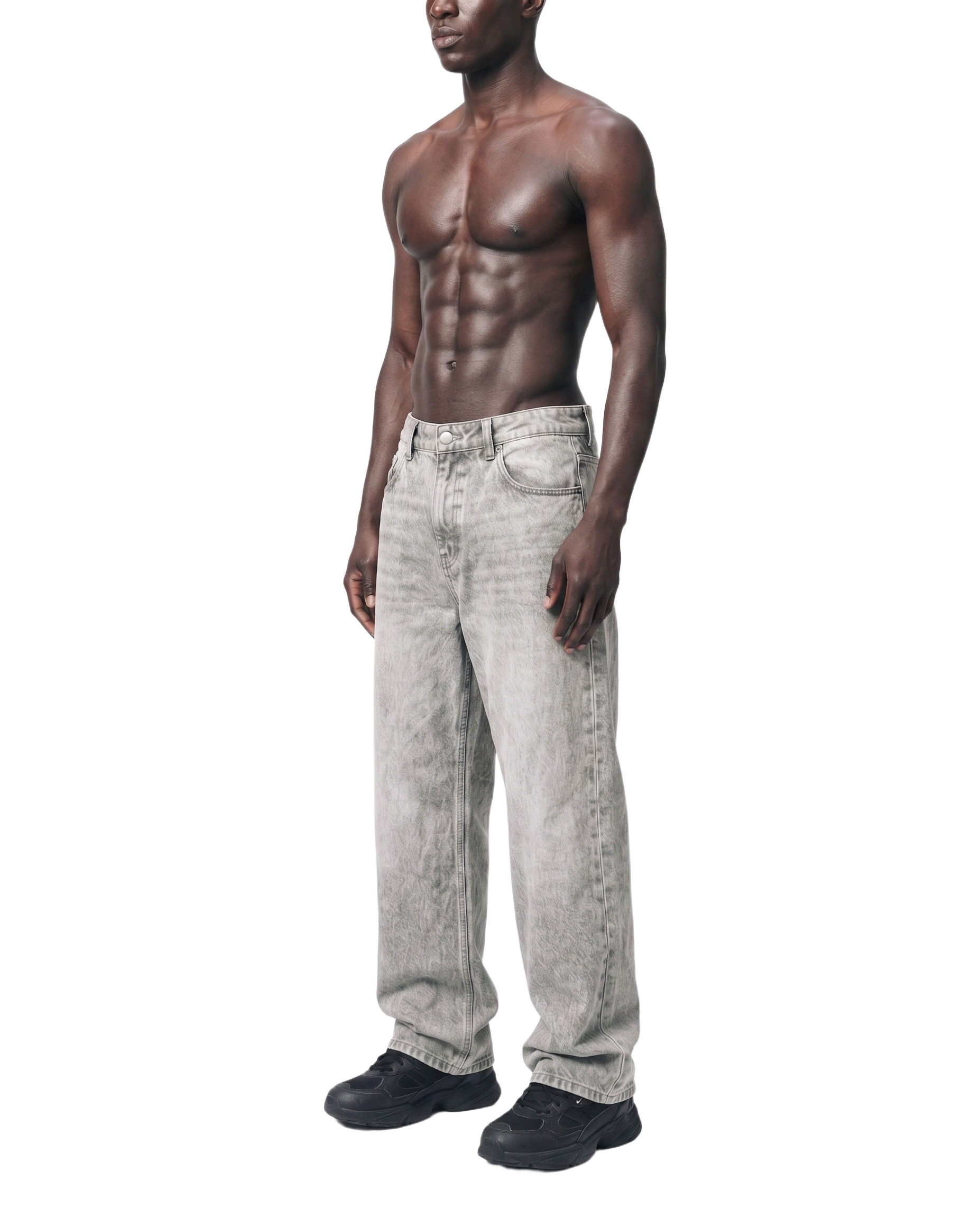 Ash Grey Skater Denim