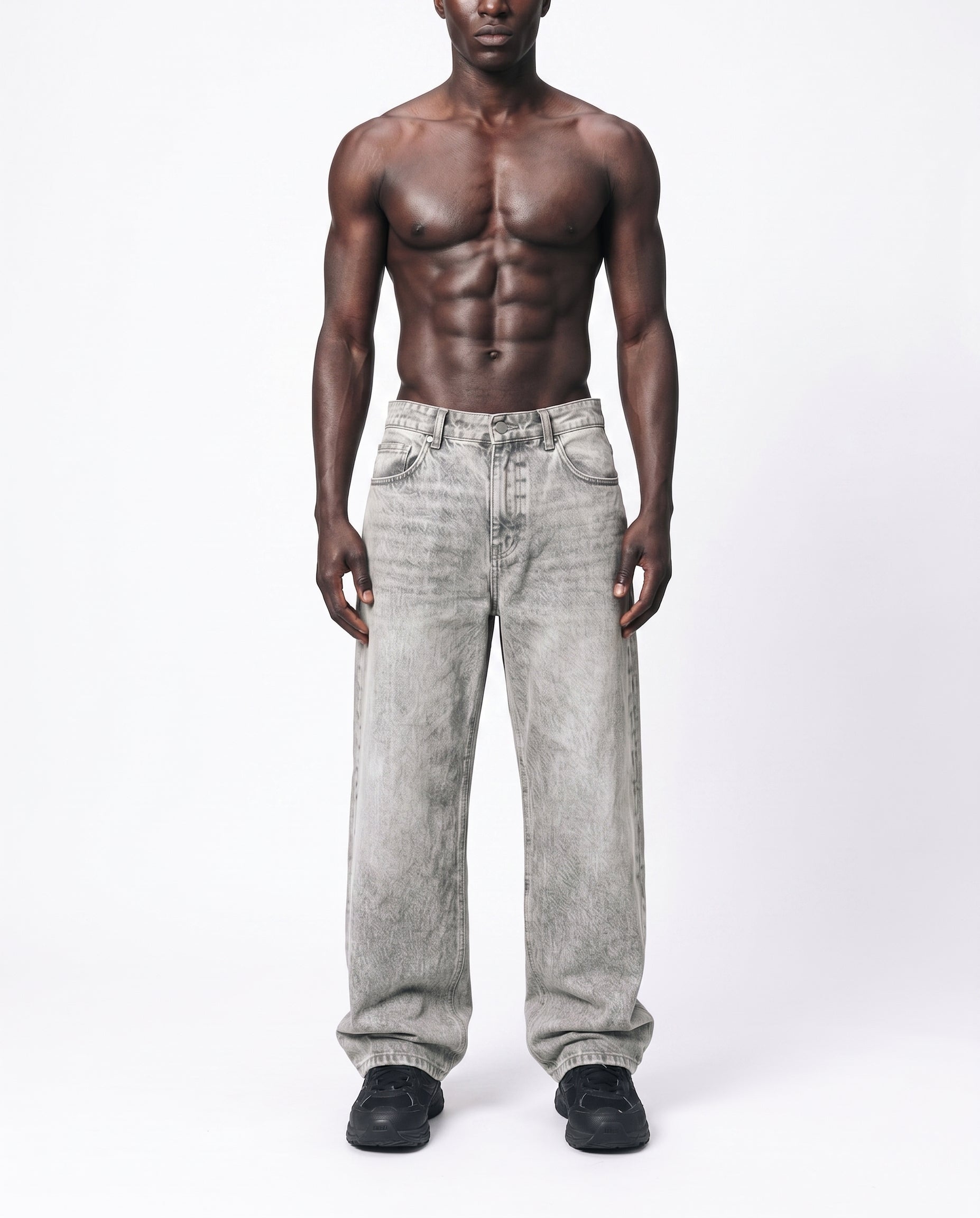 Ash Grey Skater Denim
