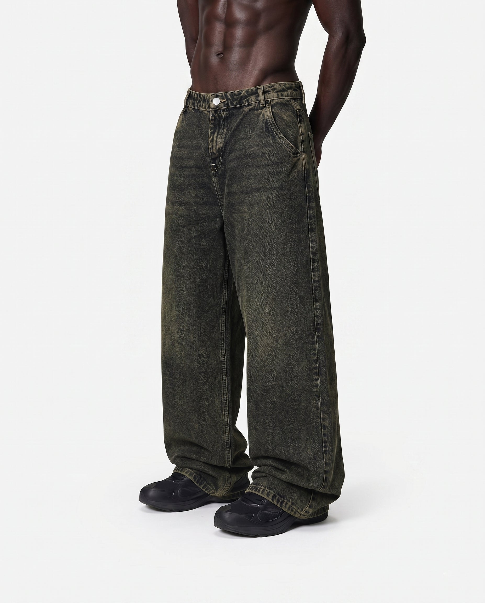 Dark Olive Denim
