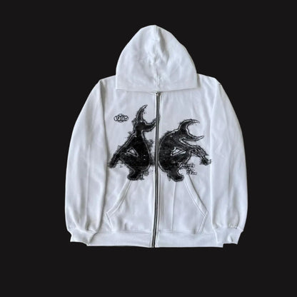 Demons Zip-up Hoodie