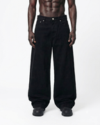 Black Cuffed Denim