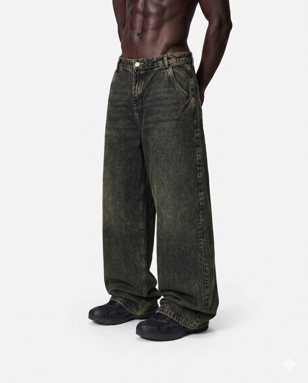 Dark Olive Denim
