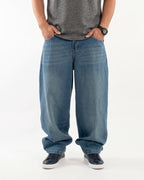 Acid Blue Balloon Jeans