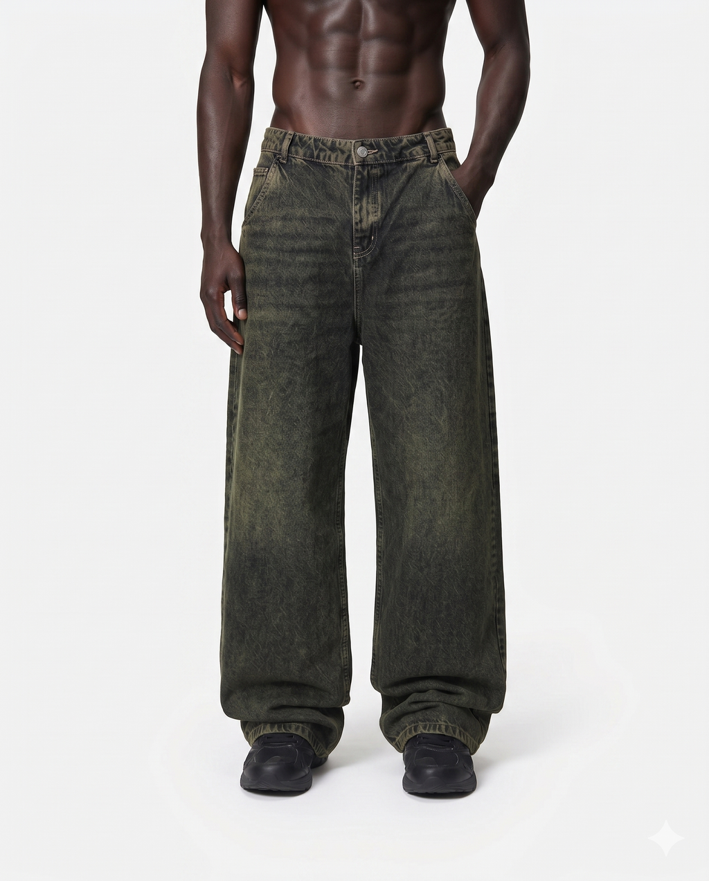 Dark Olive Denim