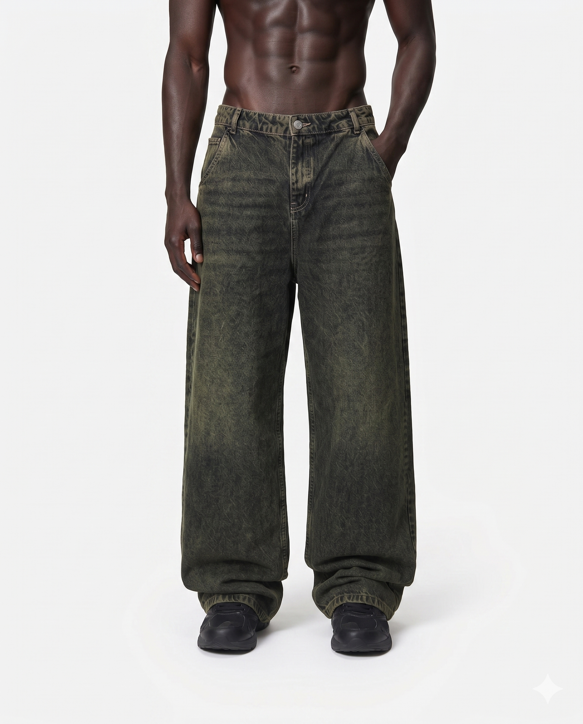 Dark Olive Denim