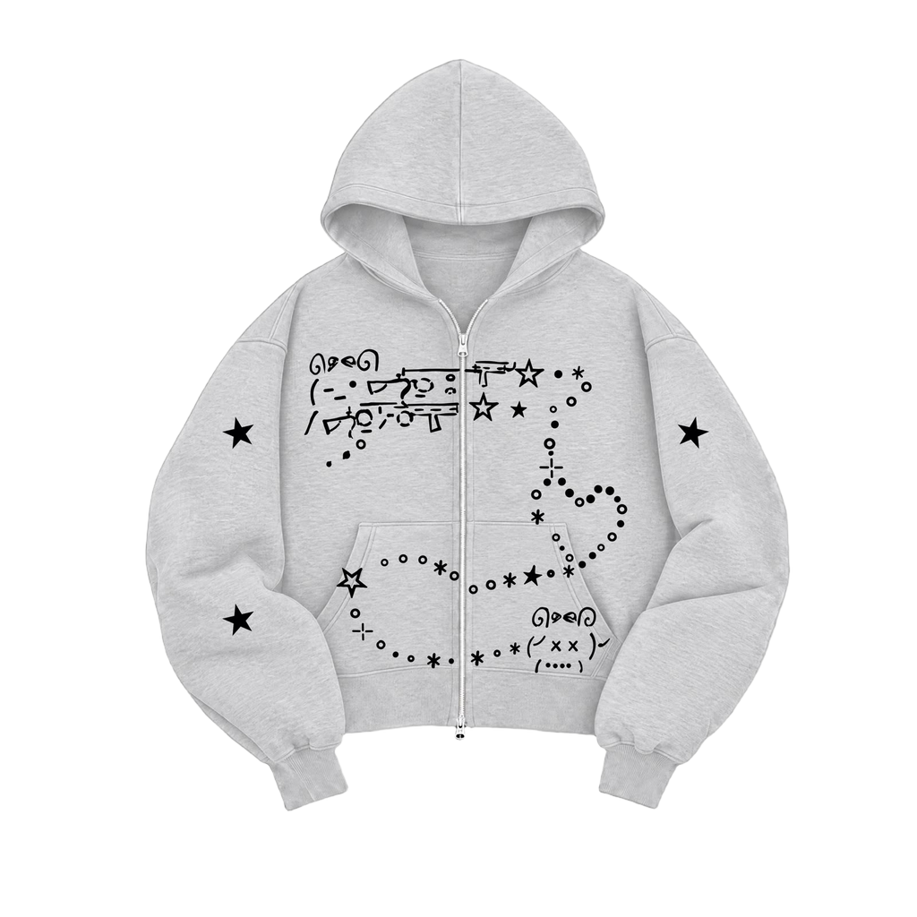 Heart-Shot Zip-Up