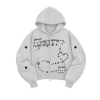Heart-Shot Zip-Up