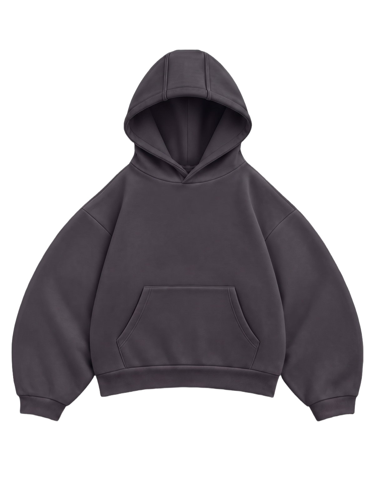 Dark Gray Boxy Fit Hoodie