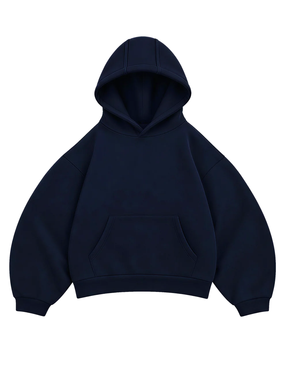 Midnight Blue Boxy Fit Hoodie