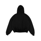 Black Boxy Fit Zip-up