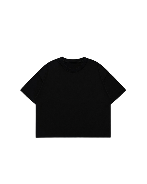 Black Boxy T-shirt