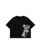 Silver Glitch Boxy T-shirt
