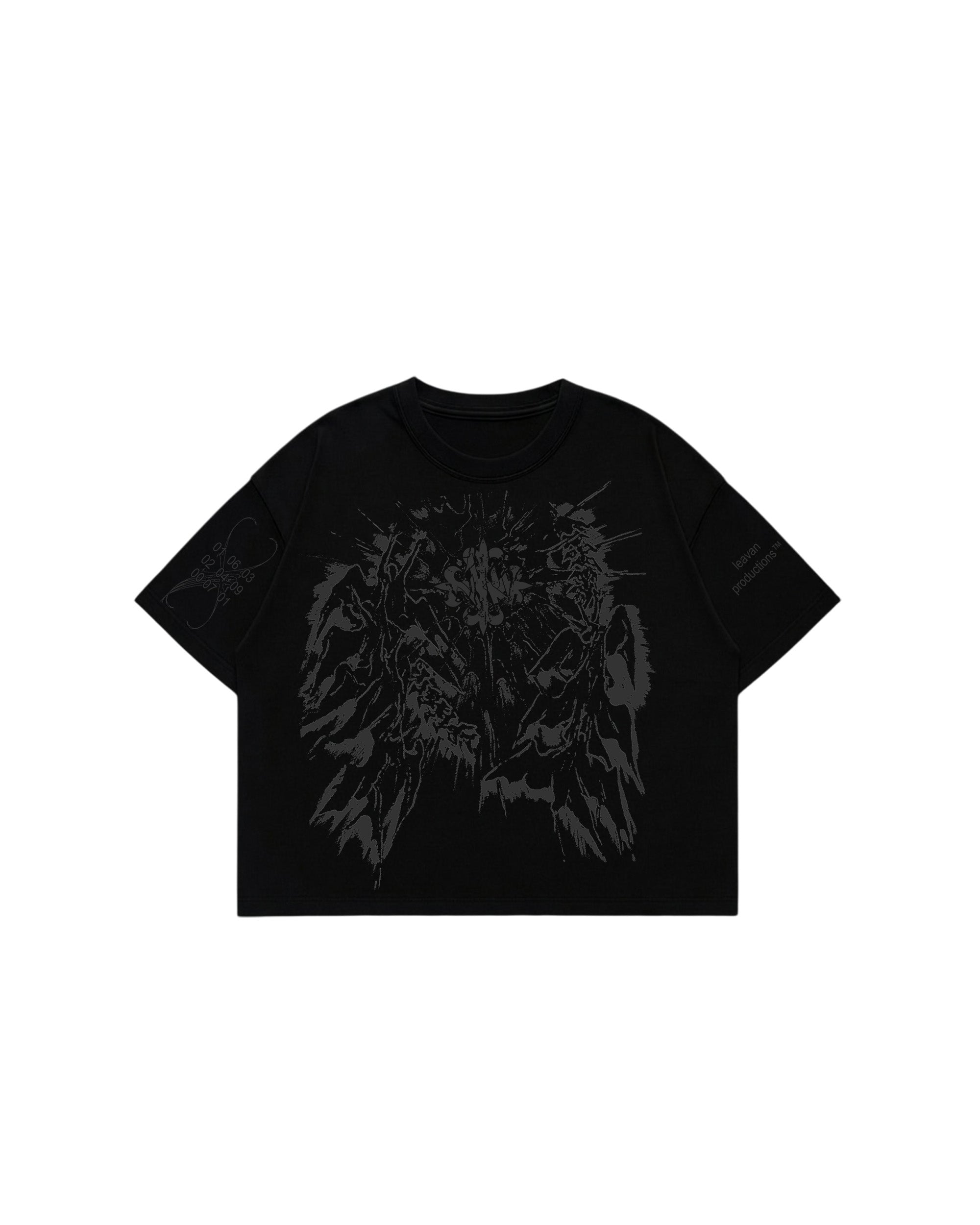 Equinox Black Boxy T-shirt