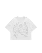 Equinox White Boxy T-shirt
