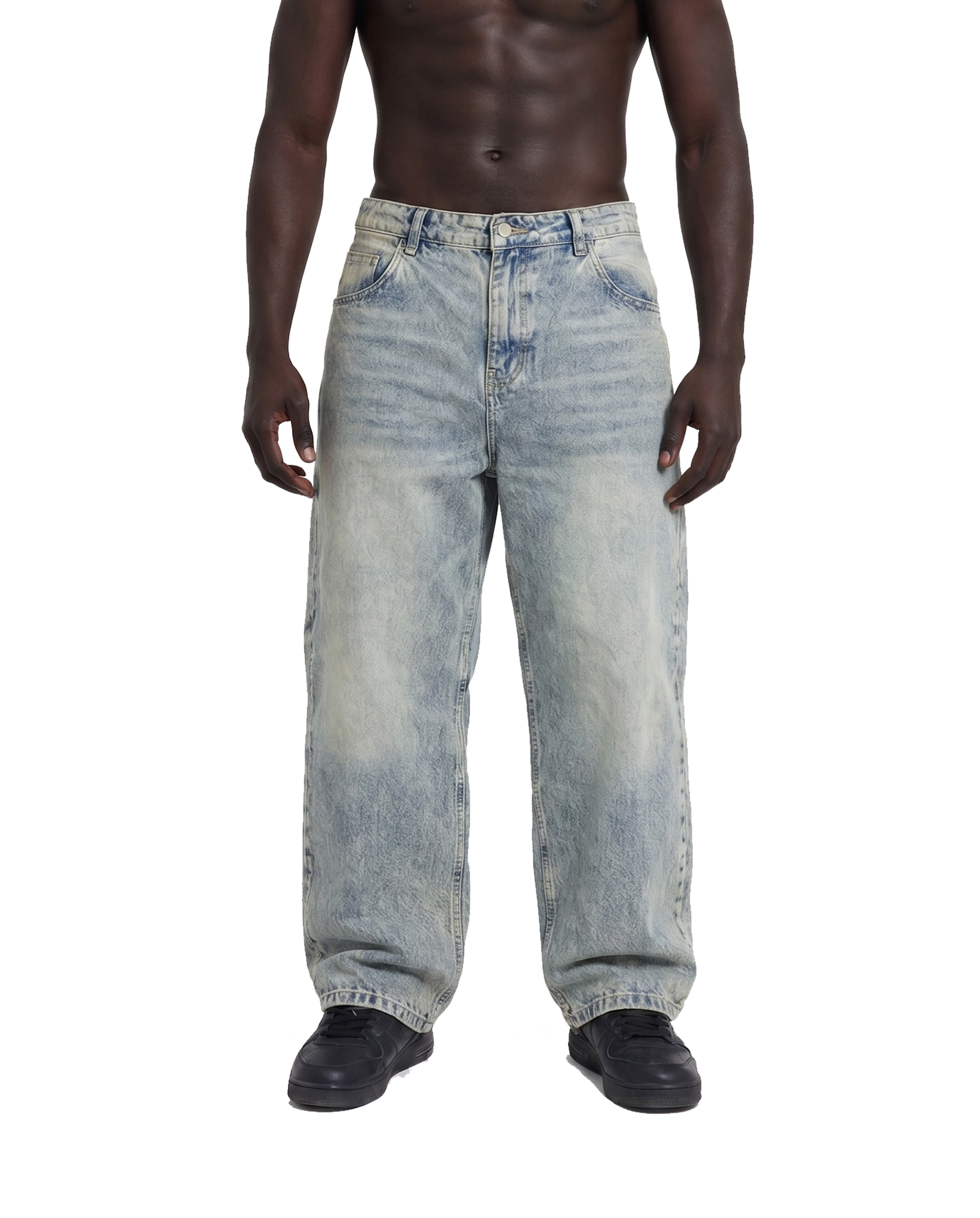 Moss Fade Cuffed Denim